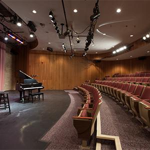 interior shot of humanities recital hall